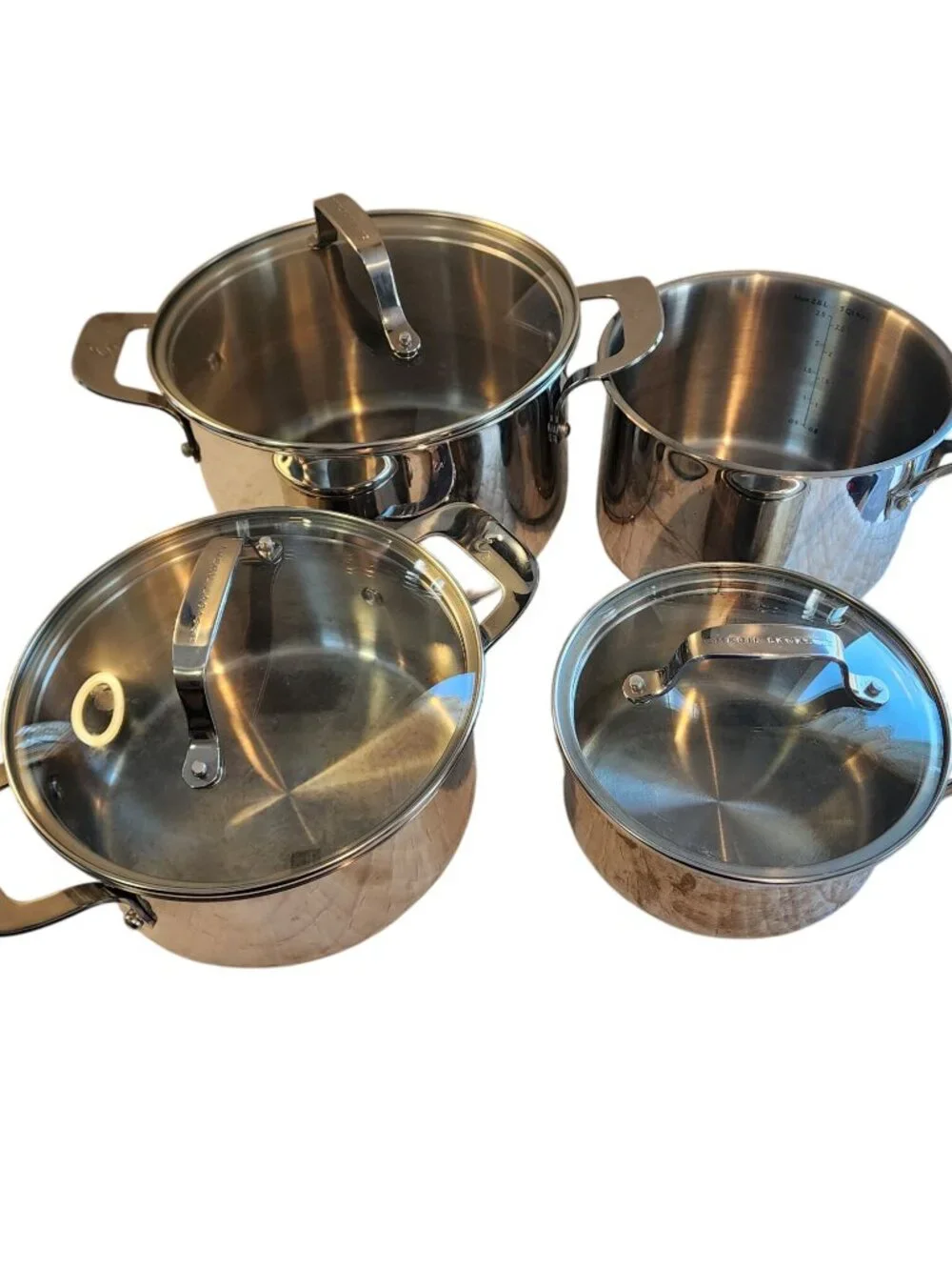 Emeril Lagasse Stainless Steel 5 QT Dutch Oven / 3 QT Soup Pot / 3 & 1.5 QT Sauc